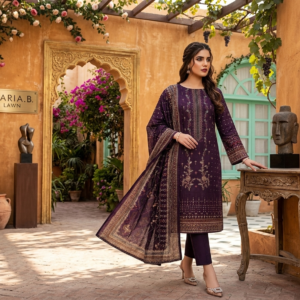 LAWN 3Piece Embroided dress