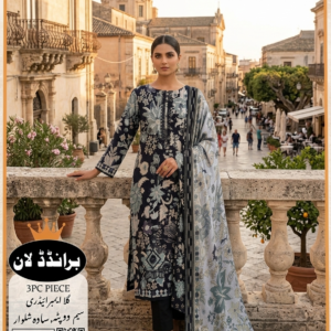 Lawn 3Piece Embroided dress