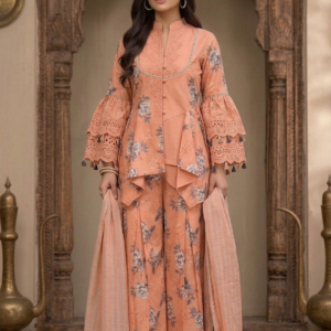 Linen2PieceEmbroided dress