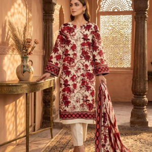 Lawn3Piece Embroided dress