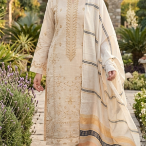 kiran brand dhanak 3piece Embroided dress
