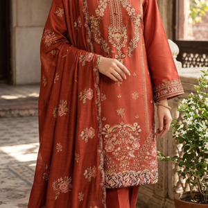 Dhanak 3 Piece Embroided dress