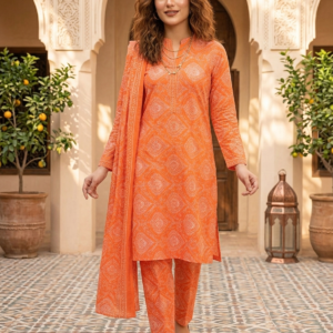 LAWN2Piece Embroided Dress
